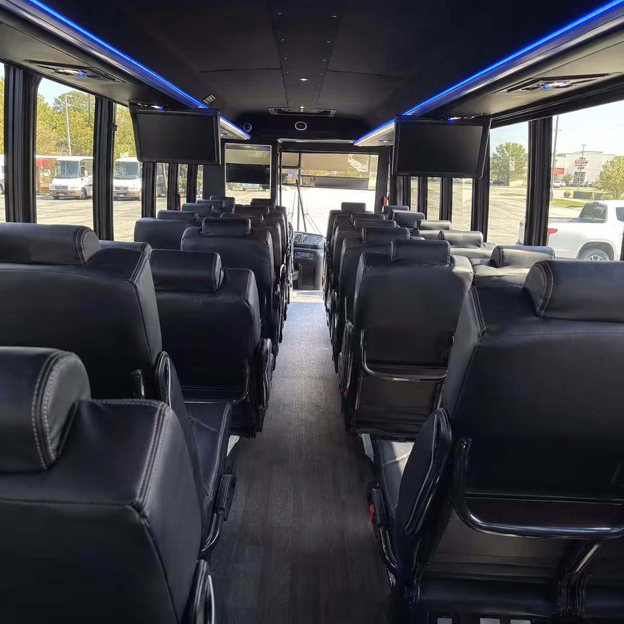 35 passenger minibus inside