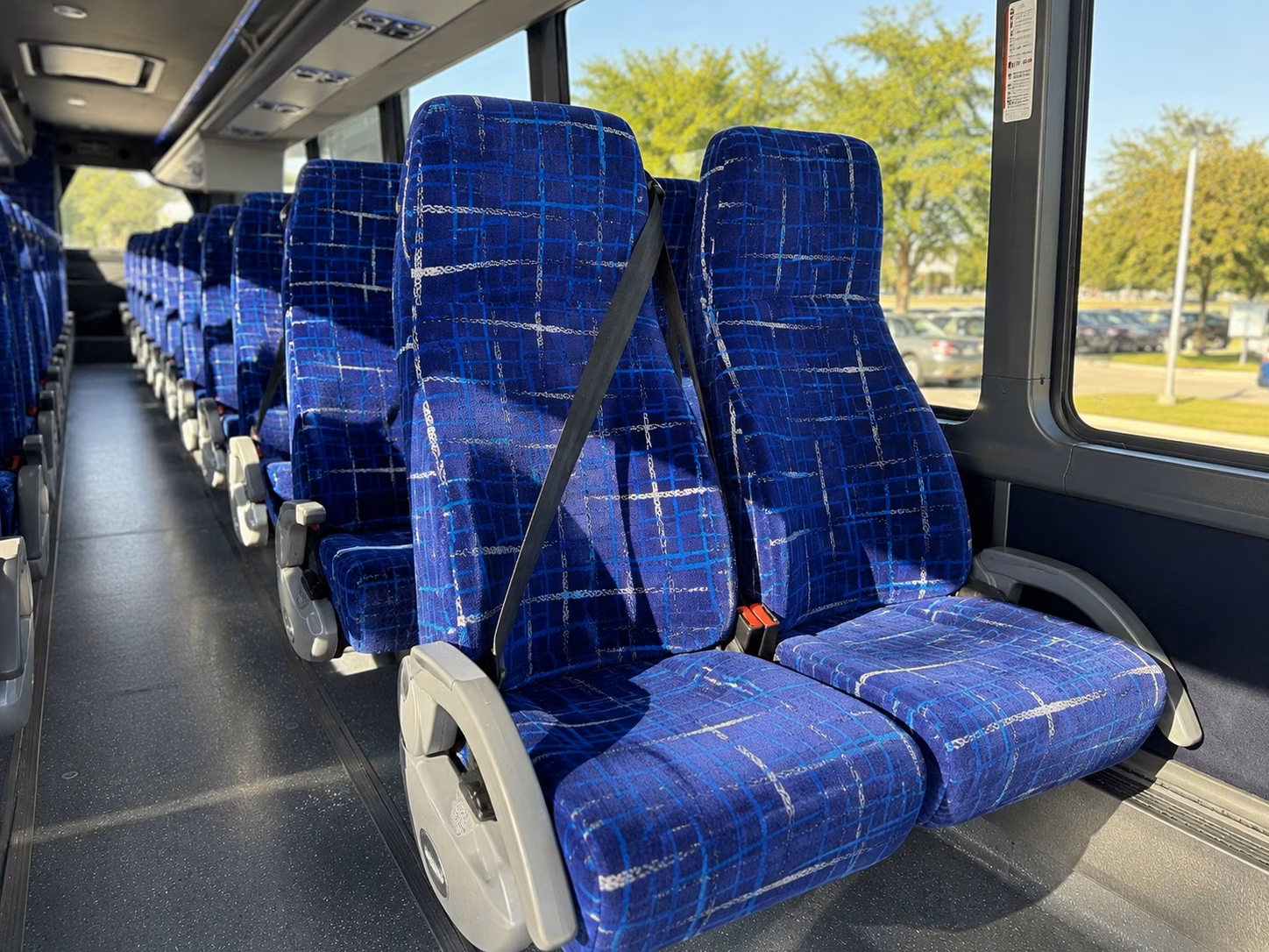 bellingham charter bus interior gallery