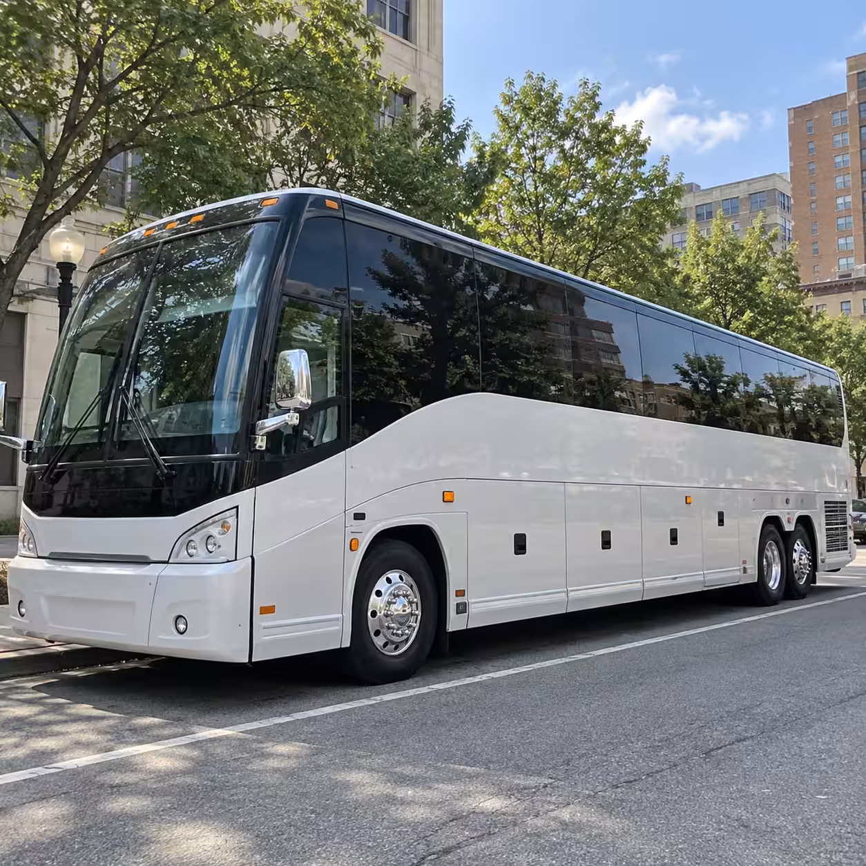 bellingham charter bus rental exterior