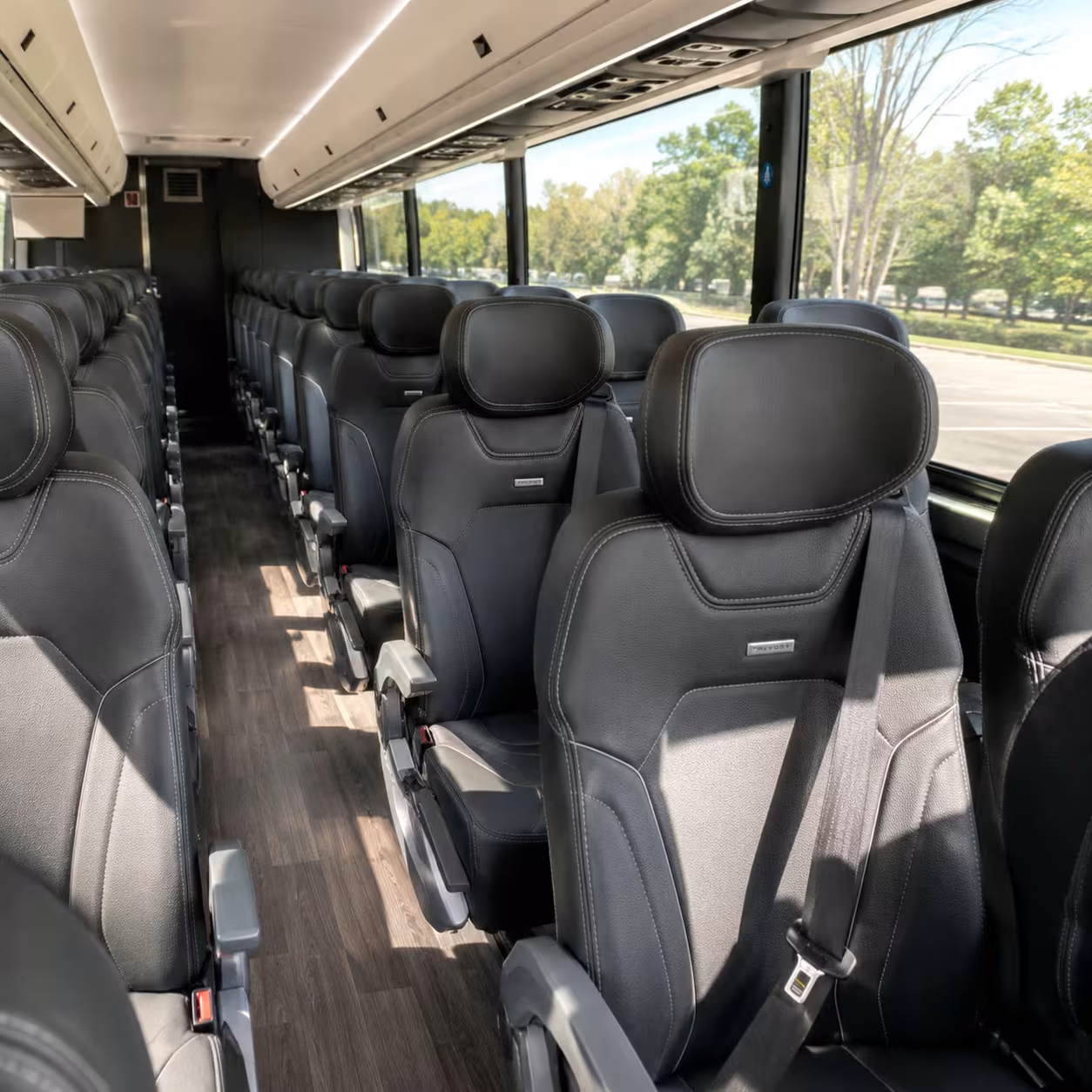 bellingham charter bus rental inside