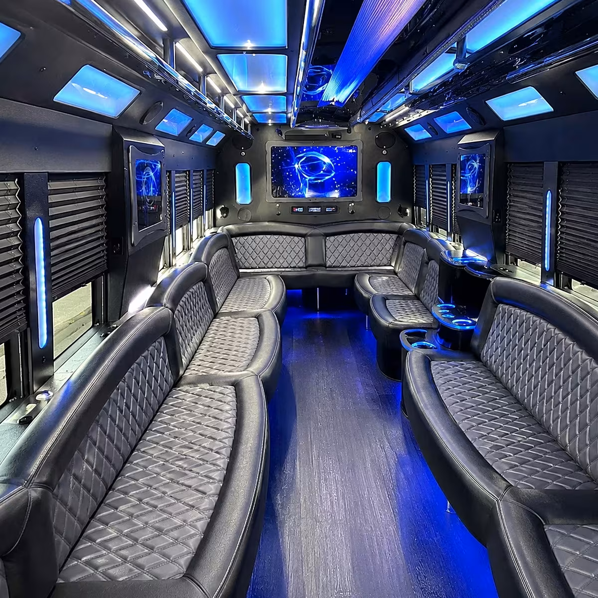 party bus interior