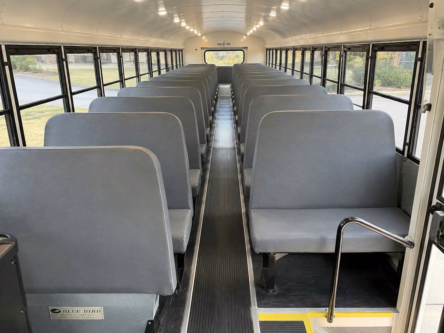 school bus interior