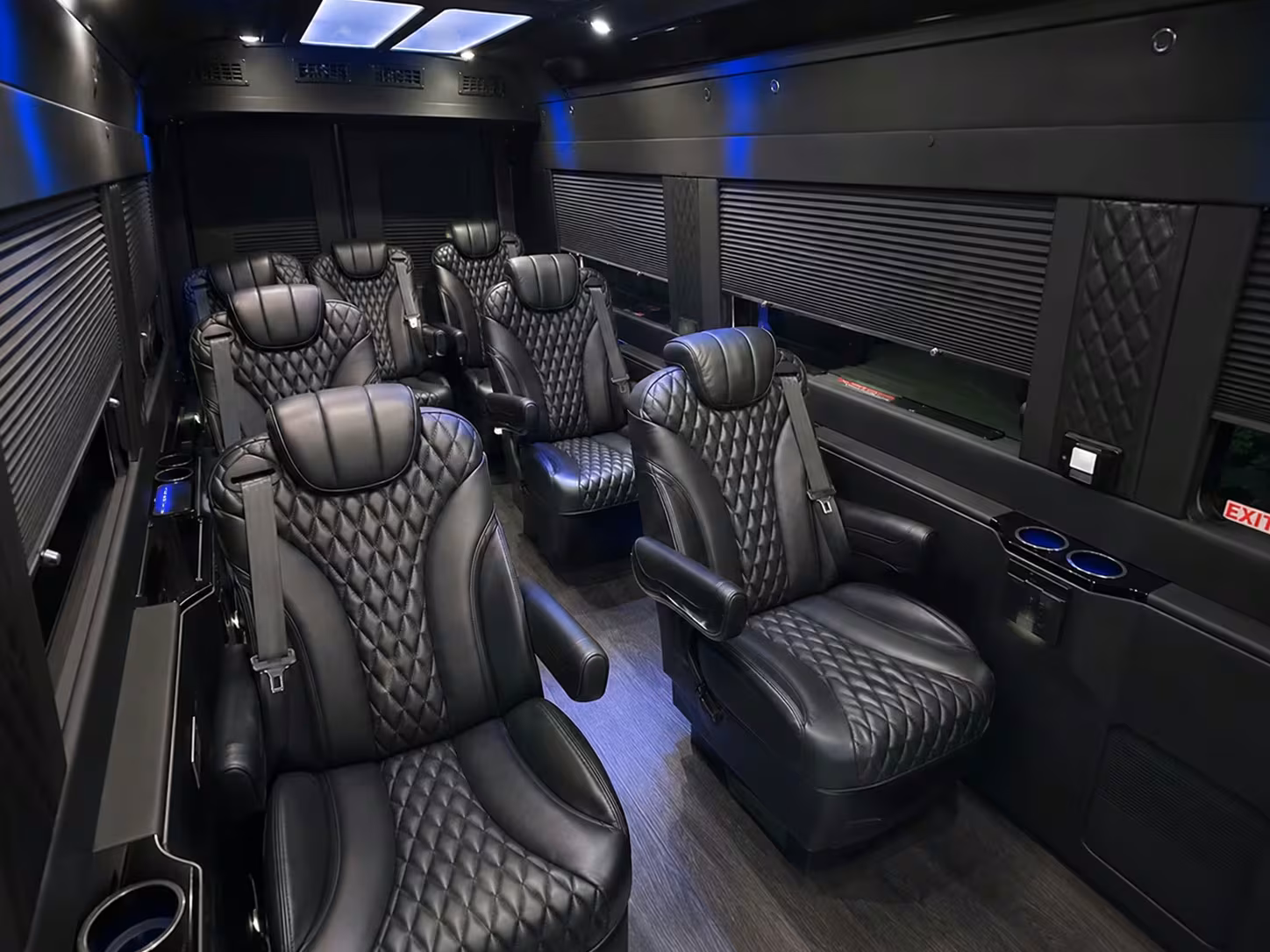 sprinter van with driver inside