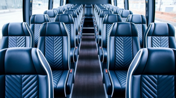 bellingham 18 passenger minibus inside