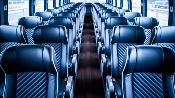 bellingham 50 passenger charter bus inside