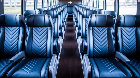 bellingham 54 passenger charter bus inside