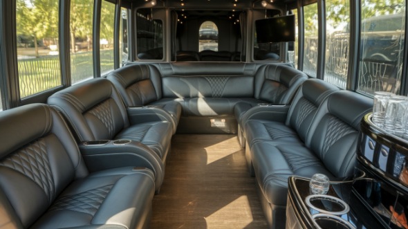 bellingham party bus rental inside