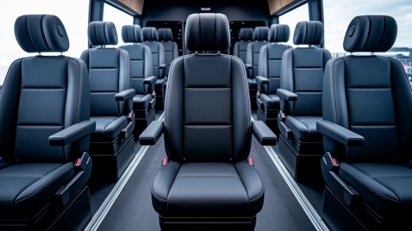 bellingham sprinter van with driver inside