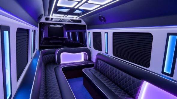 sprinter limo rental interior bellingham